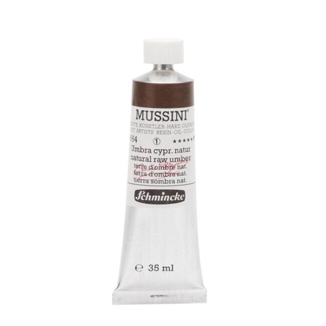 Schmincke Mussini Artists' Profesyonel Yağlı Boya 35 ml Seri 1 Natural Raw Umber 10664 - 2