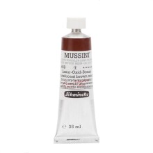 Schmincke Mussini Artists' Profesyonel Yağlı Boya 35 ml Seri 1 Transparent Brown Oxide 10669 - Schmincke (1)