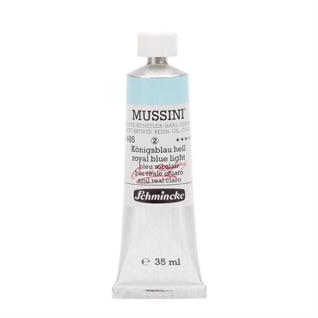 Schmincke Mussini Artists' Yağlı Boya 35 ml Seri 2 Royal Blue Light 485 - 1