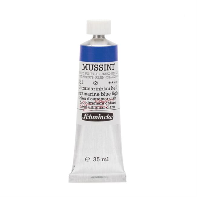 Schmincke Mussini Artists’ Yağlı Boya 35 ml Seri 2 Ultramarine Blue Light 10491 - 2