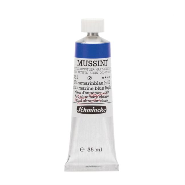 Schmincke Mussini Artists' Yağlı Boya 35 ml Seri 2 Ultramarine Blue Light 10491 - 2