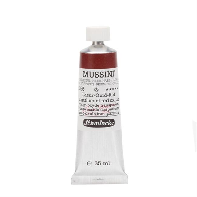 Schmincke Mussini Artists’ Yağlı Boya 35 ml Seri 3 Transparent Red Oxide 10365 - 2