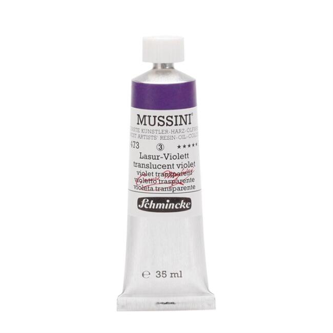 Schmincke Mussini Artists’ Yağlı Boya 35 ml Seri 3 Transparent Violet 10473 - 2
