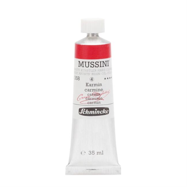 Schmincke Mussini Artists’ Yağlı Boya 35 ml Seri 4 Carmine 10358 - 1
