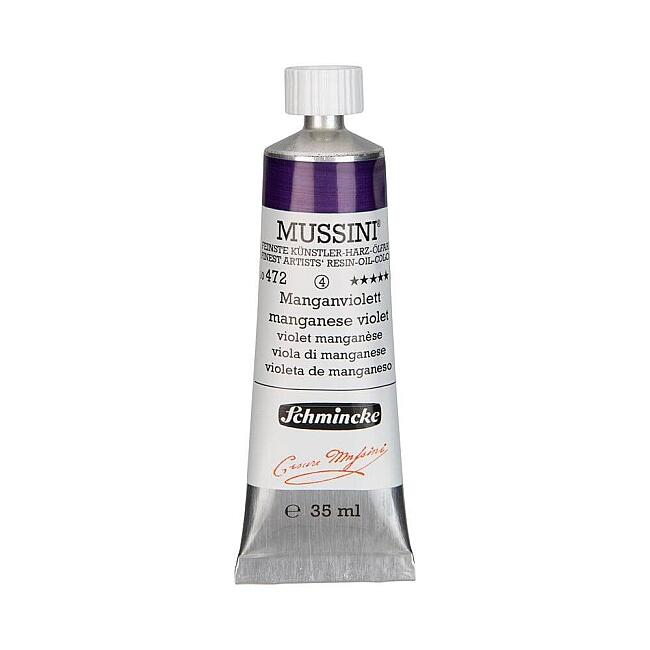 Schmincke Mussini Artists’ Yağlı Boya 35 ml Seri 4 Manganese Violet 472 - 1