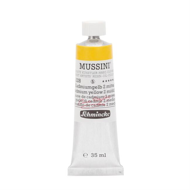 Schmincke Mussini Artists' Profesyonel Yağlı Boya 35 ml Seri 5 Cadmium Yellow Medium 10228 - 2