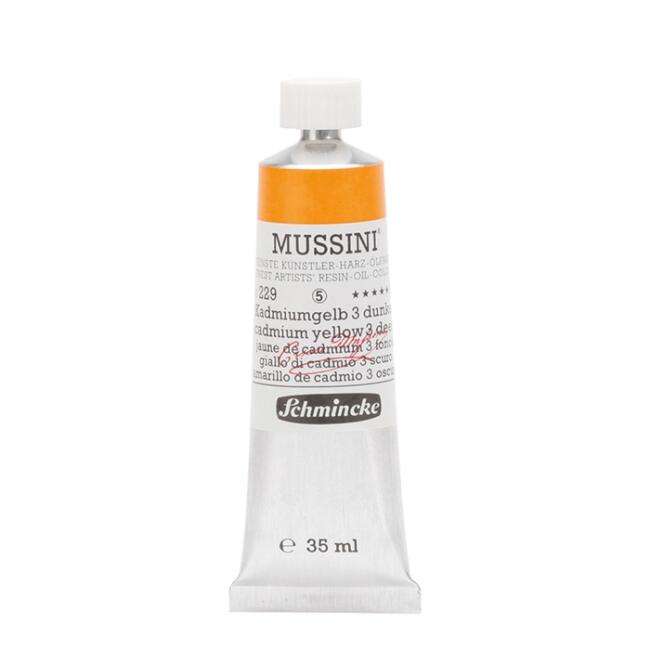 Schmincke Mussini Artists' Profesyonel Yağlı Boya 35 ml Seri 5 Cadmium Yellow Deep 10229 - 2