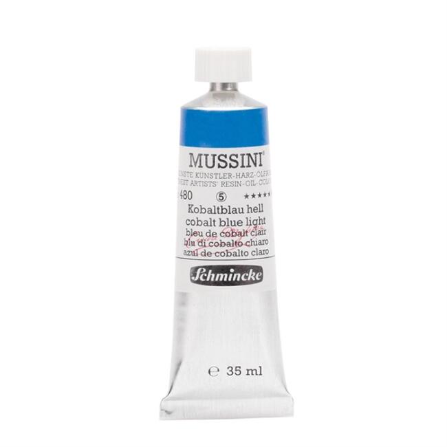 Schmincke Mussini Artists’ Yağlı Boya 35 ml Seri 5 Cobalt Blue Light 10480 - 2