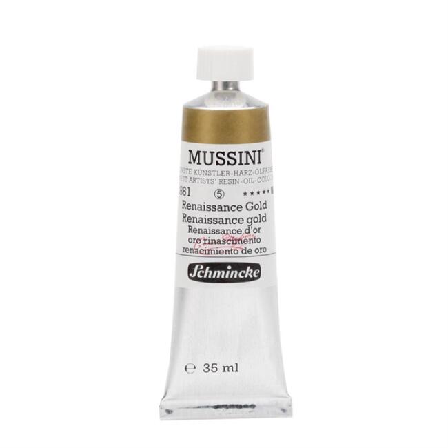 Schmincke Mussini Artists’ Yağlı Boya 35 ml Seri 4 Renaissance Gold 10861 - 1