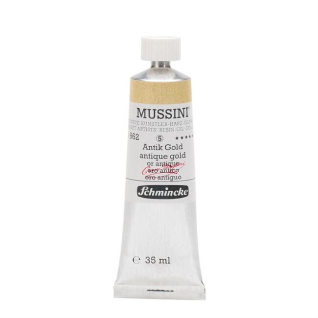 Schmincke Mussini Artists’ Yağlı Boya 35 ml Seri 5 Antique Gold 10862 - 2
