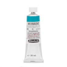 Schmincke Mussini Artists' Profesyonel Yağlı Boya 35 ml Seri 6 Cobalt Turquoise 10498 - Schmincke (1)