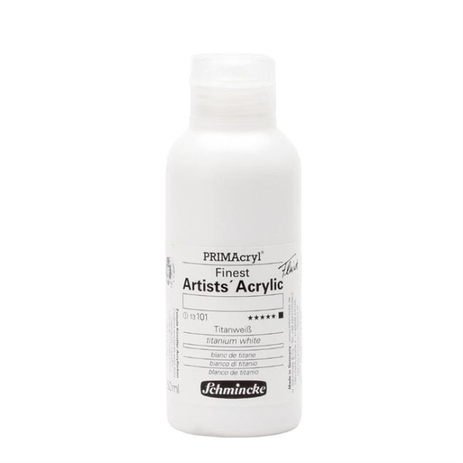 Schmincke PRIMAcryl Artists' Akrilik Boya 250 ml Seri 1 Titanium White 101 - 2