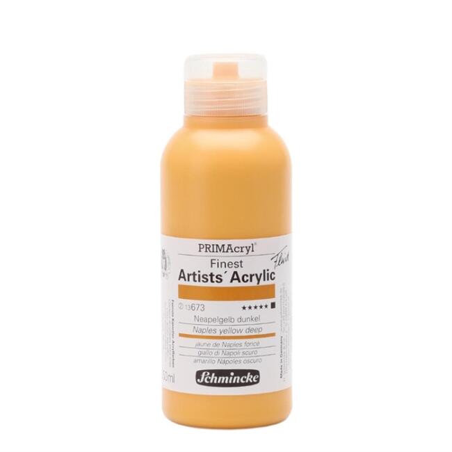 Schmincke PRIMAcryl Artists' Akrilik Boya 250 ml Seri 2 Naples Yelow Deep 673 - 2