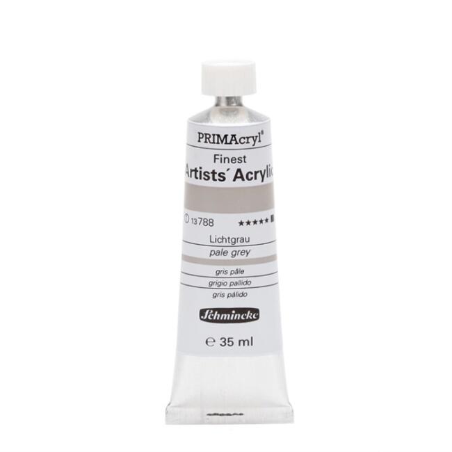 Schmincke PRIMAcryl Artists' Profesyonel Akrilik Boya 35 ml Seri 1 Pale Grey 13788 - 3