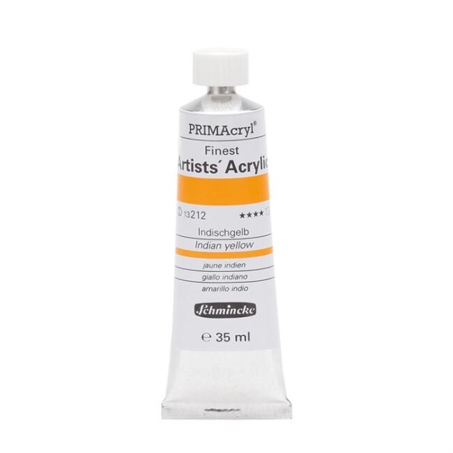 Schmincke PRIMAcryl Artists' Profesyonel Akrilik Boya 35 ml Seri 2 Indian Yellow 13212 - 3