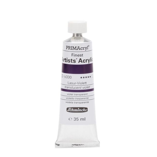 Schmincke PRIMAcryl Artists' Profesyonel Akrilik Boya 35 ml Seri 2 Transparent Violet 13330 - 1