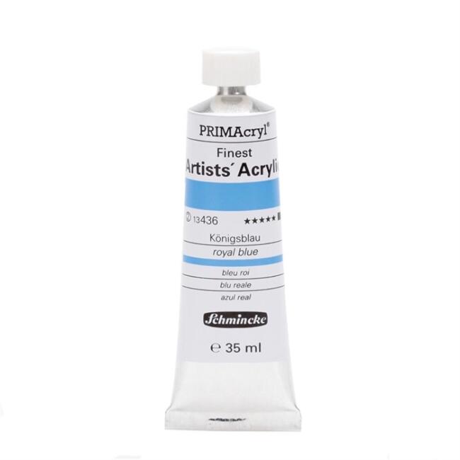 Schmincke PRIMAcryl Artists' Profesyonel Akrilik Boya 35 ml Seri 2 Royal Blue 13436 - 5