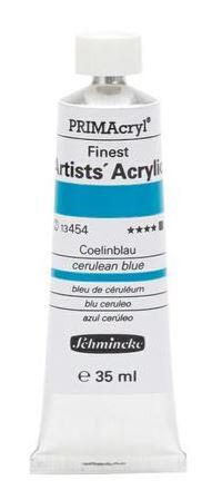 Schmincke PRIMAcryl Artists' Akrilik Boya 35 ml Seri 2 Cerulean Blue 454 - 1