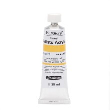 Schmincke PRIMAcryl Artists' Profesyonel Akrilik Boya 35 ml Seri 2 Naples Yellow Light 13672 - Schmincke