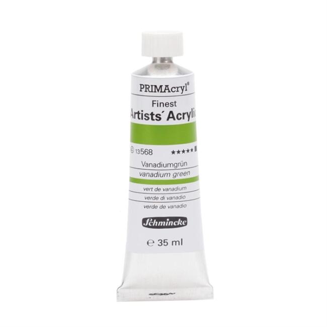 Schmincke PRIMAcryl Artists' Profesyonel Akrilik Boya 35 ml Seri 4 Vanadium Green 13568 - 3