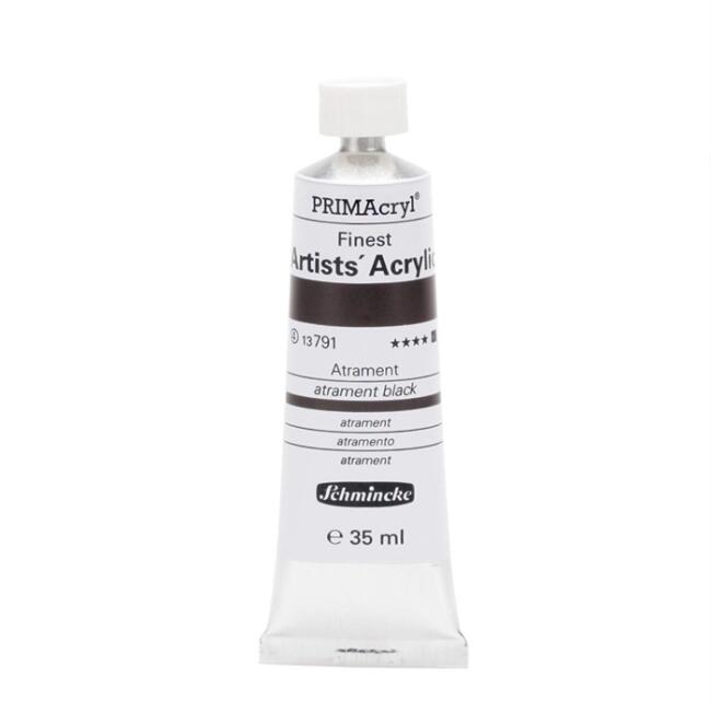 Schmincke PRIMAcryl Artists' Profesyonel Akrilik Boya 35 ml Seri 4 Atrament Black 13791 - 1