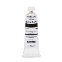 Schmincke PRİMAcryl Artist Akrilik Boya 35 ml Seri 1 Ivory Black 792 - Schmincke