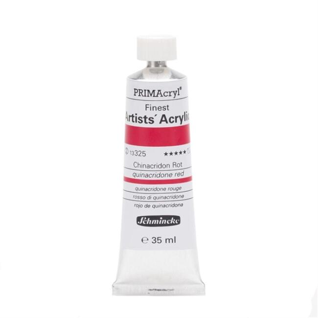 Schmincke PRIMAcryl Artists' Akrilik Boya 35 ml Seri 2 Quinacridone Red 325 - 3