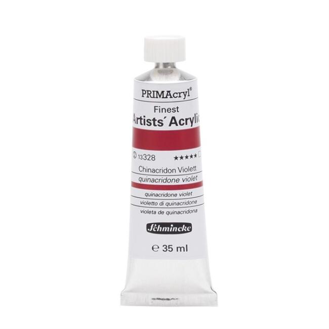 Schmincke PRİMAcryl Artist Akrilik Boya 35 ml Seri 2 Quinacridone Violet 328 - 1