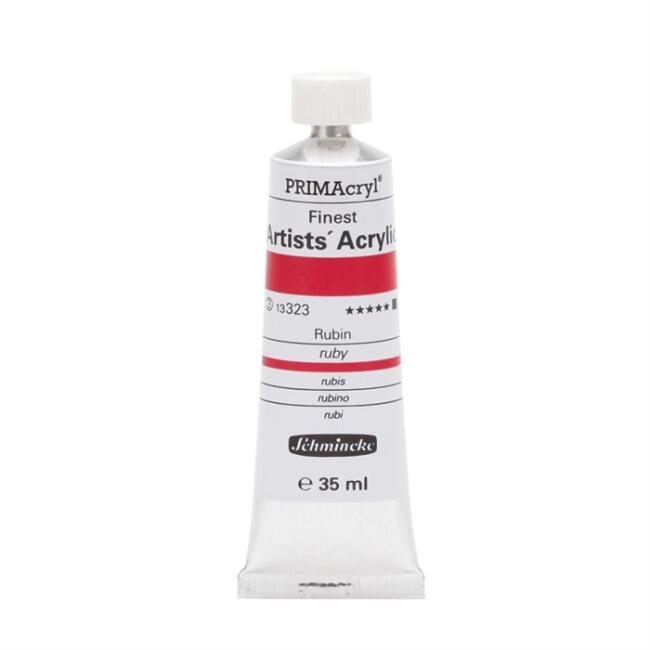 Schmincke PRİMAcryl Artist Akrilik Boya 35 ml Seri 3 Ruby 323 - 1