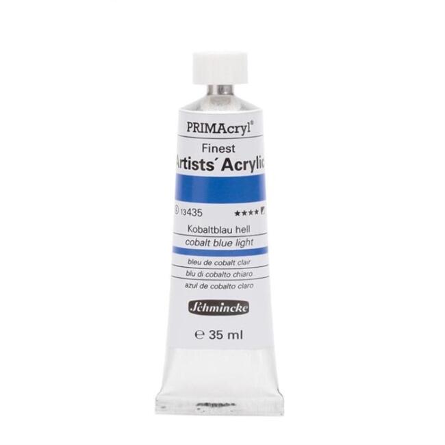 Schmincke PRİMAcryl Artist Akrilik Boya 35 ml Seri 4 Cobalt Blue Light 435 - 1