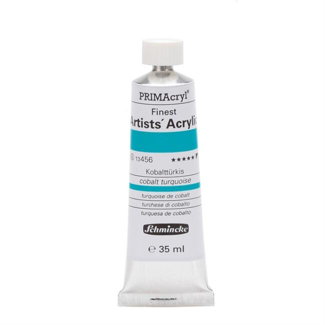 Schmincke PRİMAcryl Artist Akrilik Boya 35 ml Seri 4 Cobalt Turquose 456 - 3