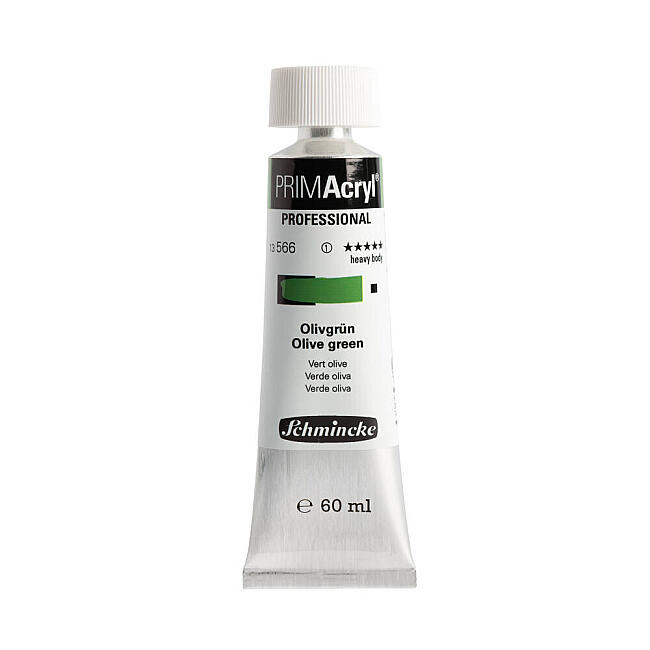 Schmincke Primacryl Artist Akrilik Boya 60ml Seri 1 566 Olive Green - 1
