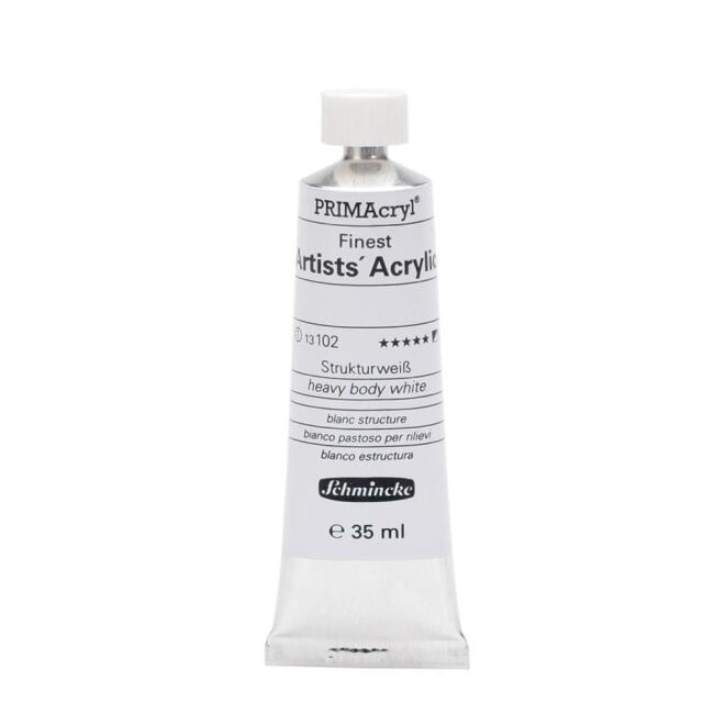 Schmincke PRIMAcryl Artists’ Akrilik Boya 35 ml Seri 1 Heavy Body White 13102 - 1