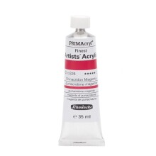 Schmincke PRIMAcryl Artists' Profesyonel Akrilik Boya 35 ml Seri 2 Quinacridone Magenta 13326 - Schmincke