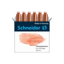 Schneider 6 Adet Pastel Dolma Kalem Kartuşu Apricot - SCHNEIDER