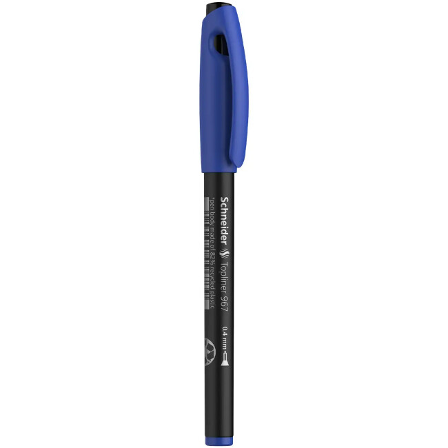 Schneider Topliner 967 Fineliner Kalem 0,4 mm Blue 9673 - SCHNEIDER