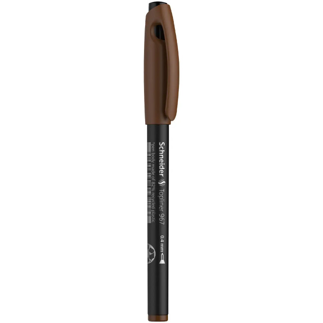 Schneider Topliner 967 Fineliner Kalem 0,4 mm Brown 196707 - SCHNEIDER