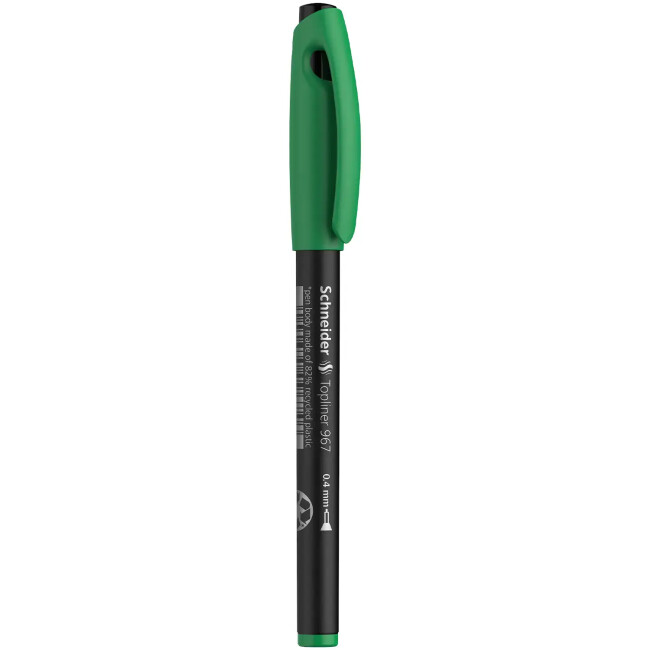 Schneider Topliner 967 Fineliner Kalem 0,4 mm Green 9674 - SCHNEIDER