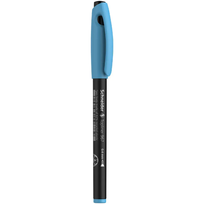 Schneider Topliner 967 Fineliner Kalem 0,4 mm Light Blue 196714 - SCHNEIDER