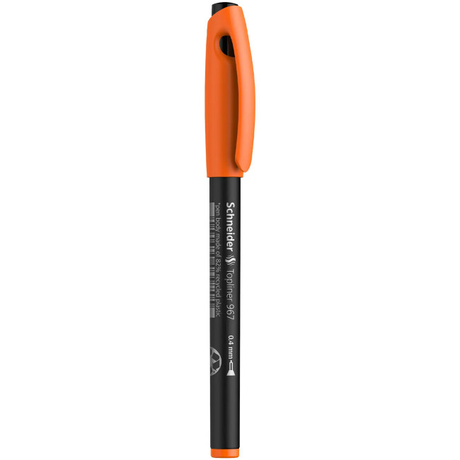 Schneider Topliner 967 Fineliner Kalem 0,4 mm Orange 196706 - SCHNEIDER