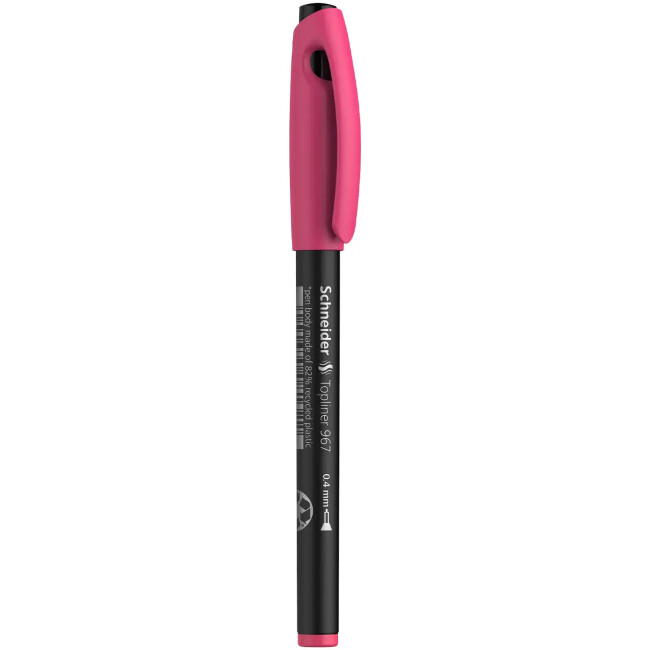 Schneider Topliner 967 Fineliner Kalem 0,4 mm Pink 196709 - SCHNEIDER