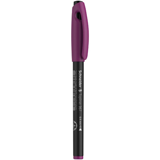 Schneider Topliner 967 Fineliner Kalem 0,4 mm Violet 196708 - SCHNEIDER