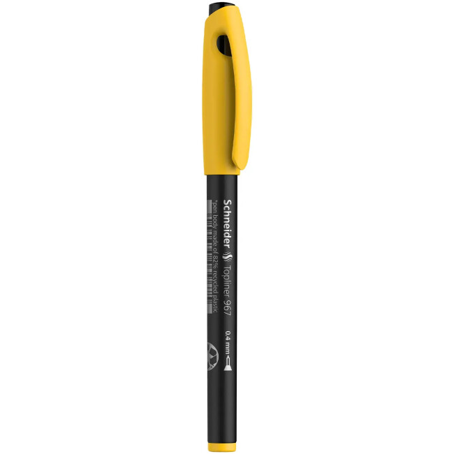 Schneider Topliner 967 Fineliner Kalem 0,4 mm Yellow 196705 - SCHNEIDER