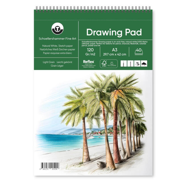 Schoellershammer Drawing Pad Çizim Defteri 120 gr A3 40 Yaprak - 1