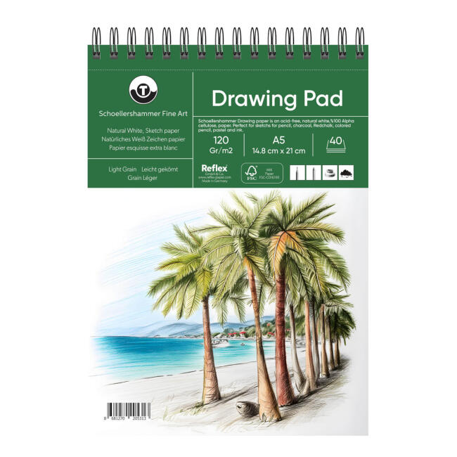 Schoellershammer Drawing Pad Çizim Defteri 120 gr A5 40 Yaprak - 1