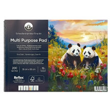 Schoellershammer Fine Art Çok Amaçlı Sanatsal Spiralli Defter 200 gr 35x50 cm 15 Yaprak - Schoellershammer