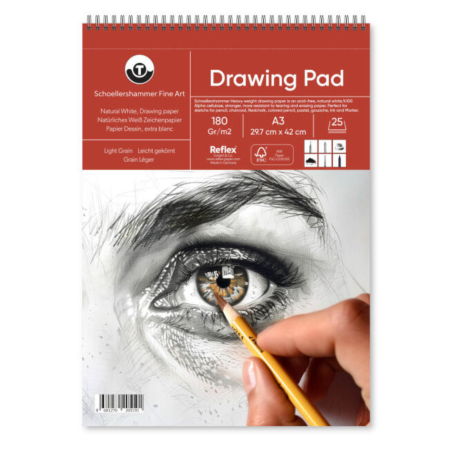 Schoellershammer Heavy Weight Drawing Pad Çizim Defteri 180 gr A3 20 Yaprak - 1