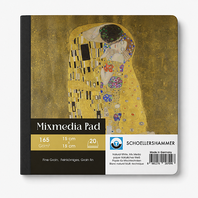 Schoellershammer Mix Media Pad Ciltli Öpücük 165 gr 15x15 cm 20 Yaprak - 1