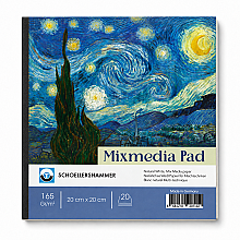 Schoellershammer Mix Media Pad Ciltli Yıldızlı Geceler 165 gr 20x20 cm 20 Yaprak - Schoellershammer
