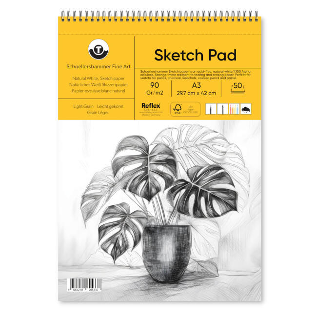 Schoellershammer Sketch Pad Eskiz Defteri 90 gr A3 50 Yaprak - 1